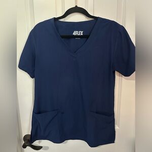 Navy Blue Jogger Medical Scrub Set